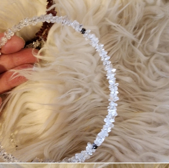 Vintage Garnet and Quartz‎ choker - Picture 10 of 15